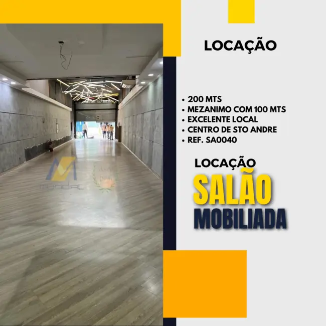 Foto 6 de Sala Comercial para alugar, 300m2 em Centro, Santo Andre - SP
