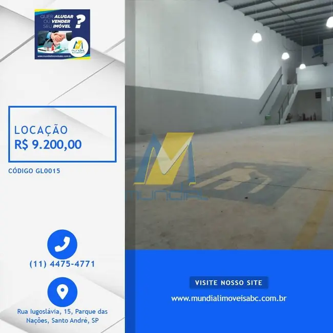 Foto 1 de Armazém / Galpão para alugar, 180m2 em Centro, Sao Bernardo Do Campo - SP