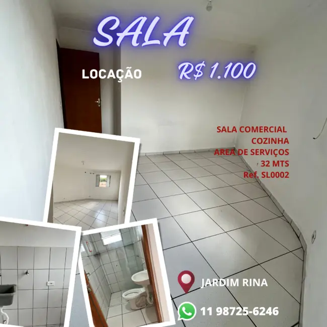Foto 1 de Sala Comercial à venda, 32m2 em Jardim Rina, Santo Andre - SP