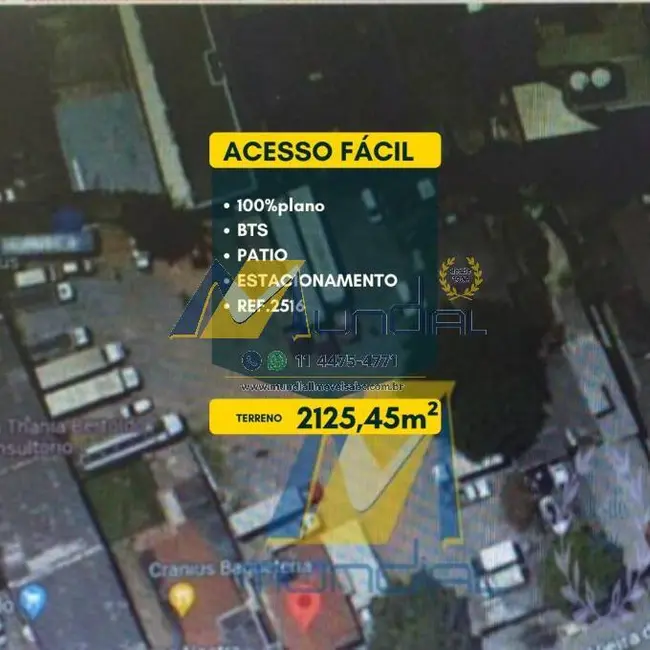 Terreno / Lote à venda, 2125m2 em Vila Santana, São Paulo - SP - imagem 1 Foto 1 de Terreno / Lote à venda, 2125m2 em Vila Santana, São Paulo - SP