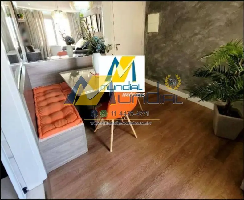 Foto 4 de Apartamento com 2 quartos à venda, 50m2 em Parque Erasmo Assunção, Santo Andre - SP