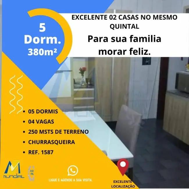 Foto 6 de Casa com 3 quartos para alugar, 380m2 em Vila Cecília Maria, Santo Andre - SP