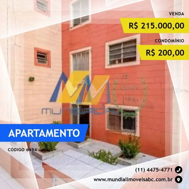Apartamento com 2 quartos à venda, 58m2 em Vila Camilópolis, Santo Andre - SP - imagem 1 Foto 1 de Apartamento com 2 quartos à venda, 58m2 em Vila Camilópolis, Santo Andre - SP