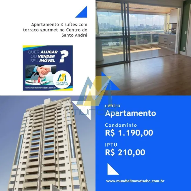 Foto 1 de Apartamento à venda em Centro, Santo Andre - SP