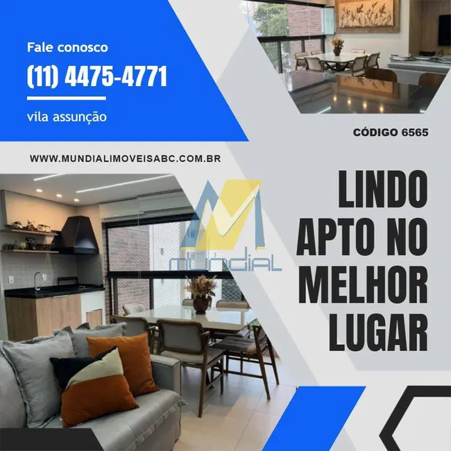 Apartamento com 3 quartos à venda, 117m2 em Vila Assunção, Santo Andre - SP - imagem 1 Foto 1 de Apartamento com 3 quartos à venda, 117m2 em Vila Assunção, Santo Andre - SP