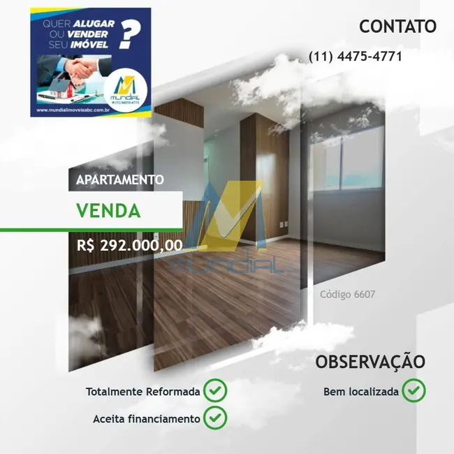 Apartamento com 2 quartos à venda, 49m2 em Jardim Utinga, Santo Andre - SP - imagem 1 Foto 1 de Apartamento com 2 quartos à venda, 49m2 em Jardim Utinga, Santo Andre - SP