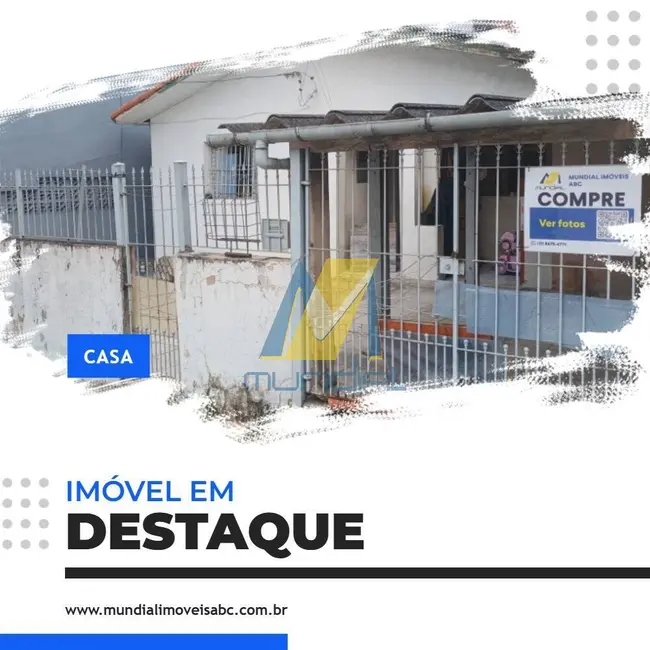 Foto 1 de Casa com 2 quartos à venda em Parque Novo Oratório, Santo Andre - SP