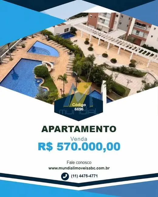 Apartamento com 2 quartos à venda, 57m2 em Vila Homero Thon, Santo Andre - SP - imagem 1 Foto 1 de Apartamento com 2 quartos à venda, 57m2 em Vila Homero Thon, Santo Andre - SP