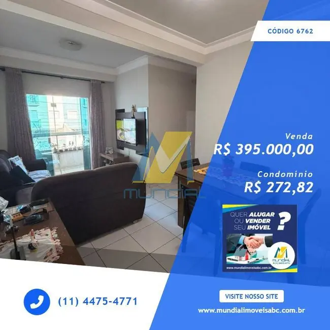 Apartamento com 3 quartos à venda, 72m2 em Vila Scarpelli, Santo Andre - SP - imagem 1 Foto 1 de Apartamento com 3 quartos à venda, 72m2 em Vila Scarpelli, Santo Andre - SP