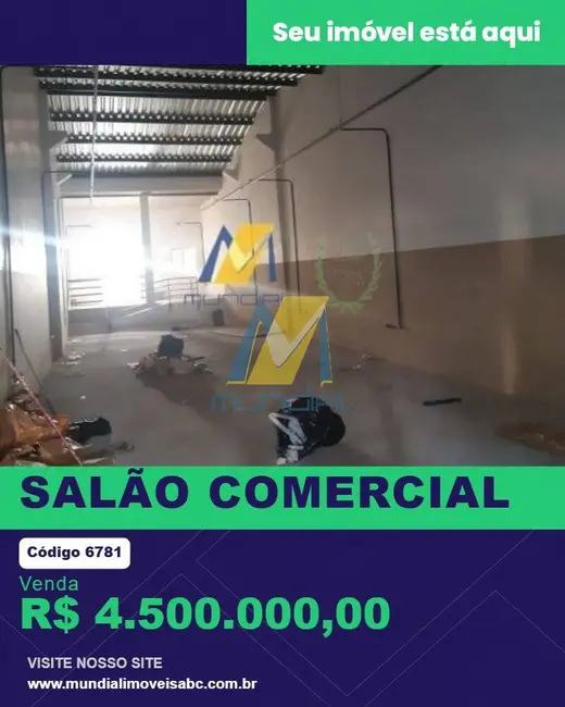 Foto 1 de Sala Comercial à venda, 180m2 em Parque das Nações, Santo Andre - SP