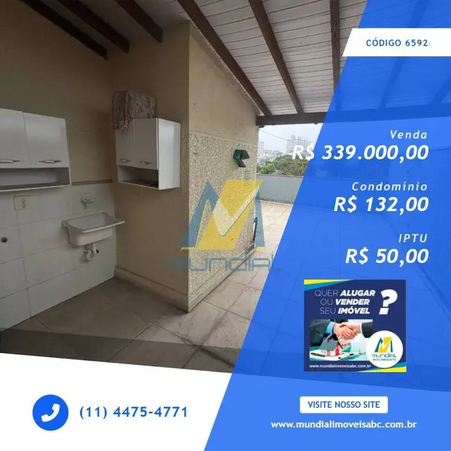 Cobertura com 2 quartos à venda, 78m2 em Vila Vitória, Santo Andre - SP - imagem 1 Foto 1 de Cobertura com 2 quartos à venda, 78m2 em Vila Vitória, Santo Andre - SP
