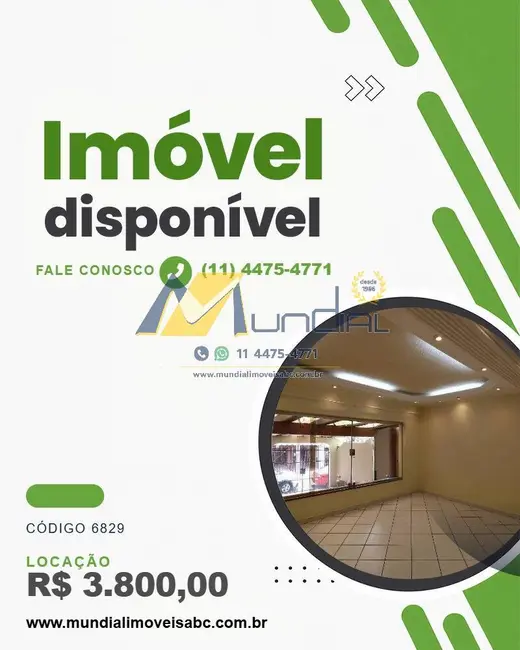 Casa com 3 quartos para alugar, 176m2 em Campestre, Santo Andre - SP - imagem 1 Foto 1 de Casa com 3 quartos para alugar, 176m2 em Campestre, Santo Andre - SP
