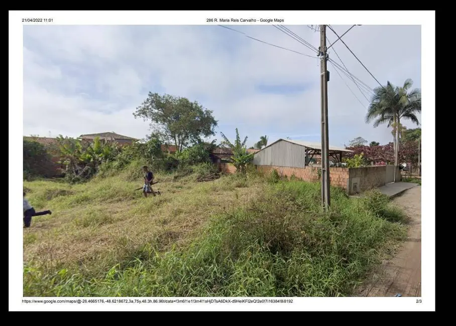 Foto 3 de Terreno / Lote à venda, 360m2 em Balneario Barra Do Sul - SC
