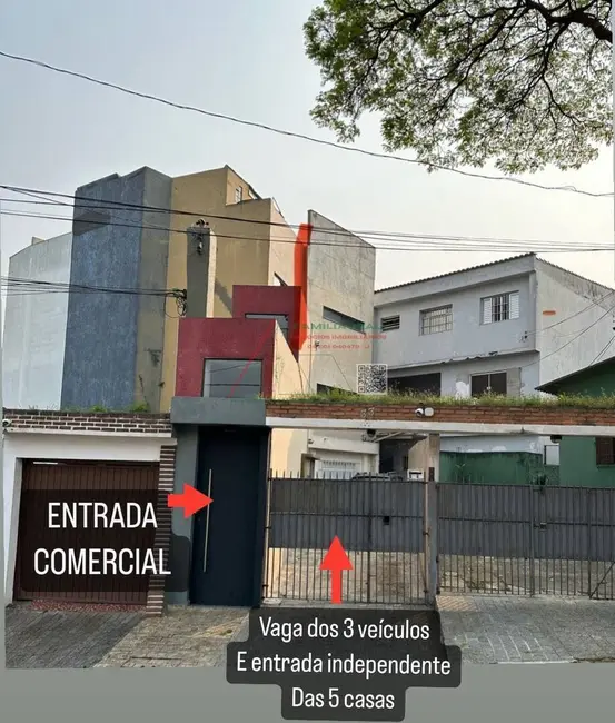 Sobrado com 8 quartos à venda, 606m2 em Vila Matilde, São Paulo - SP - imagem 1 Foto 1 de Sobrado com 8 quartos à venda, 606m2 em Vila Matilde, São Paulo - SP