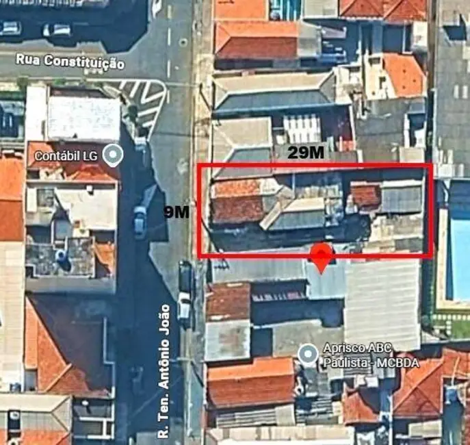 Foto 5 de Terreno / Lote à venda, 261m2 em Cerâmica, Sao Caetano Do Sul - SP