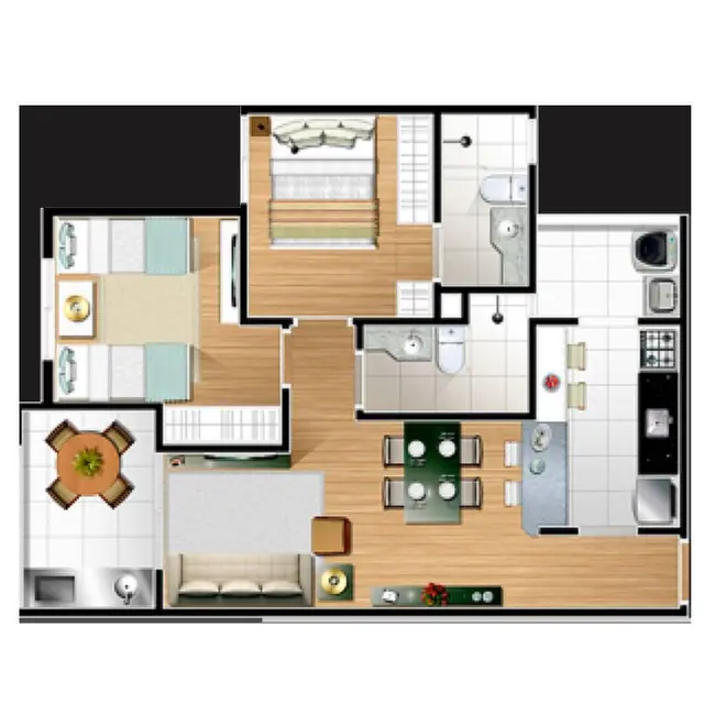 Foto 9 de Apartamento com 2 quartos à venda e para alugar, 62m2 em Jardim, Santo Andre - SP