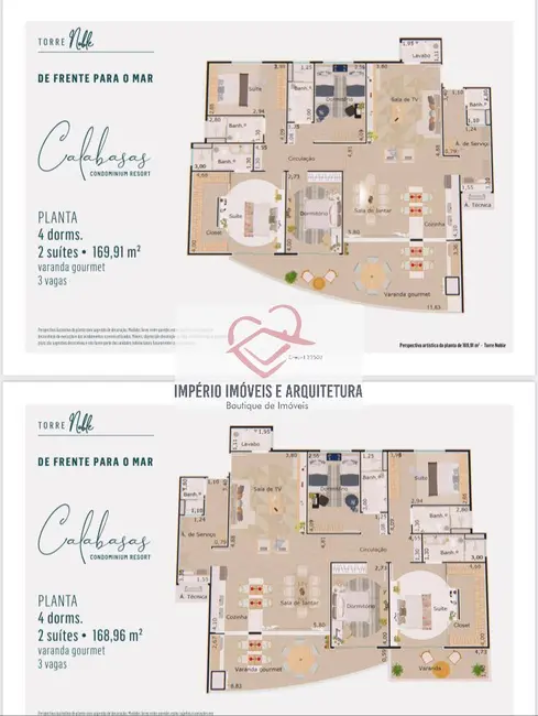 Foto 5 de Apartamento com 5 quartos à venda em Indaiá, Caraguatatuba - SP