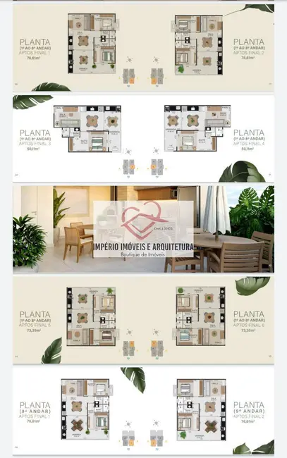 Foto 4 de Apartamento com 3 quartos à venda em Sumaré, Caraguatatuba - SP
