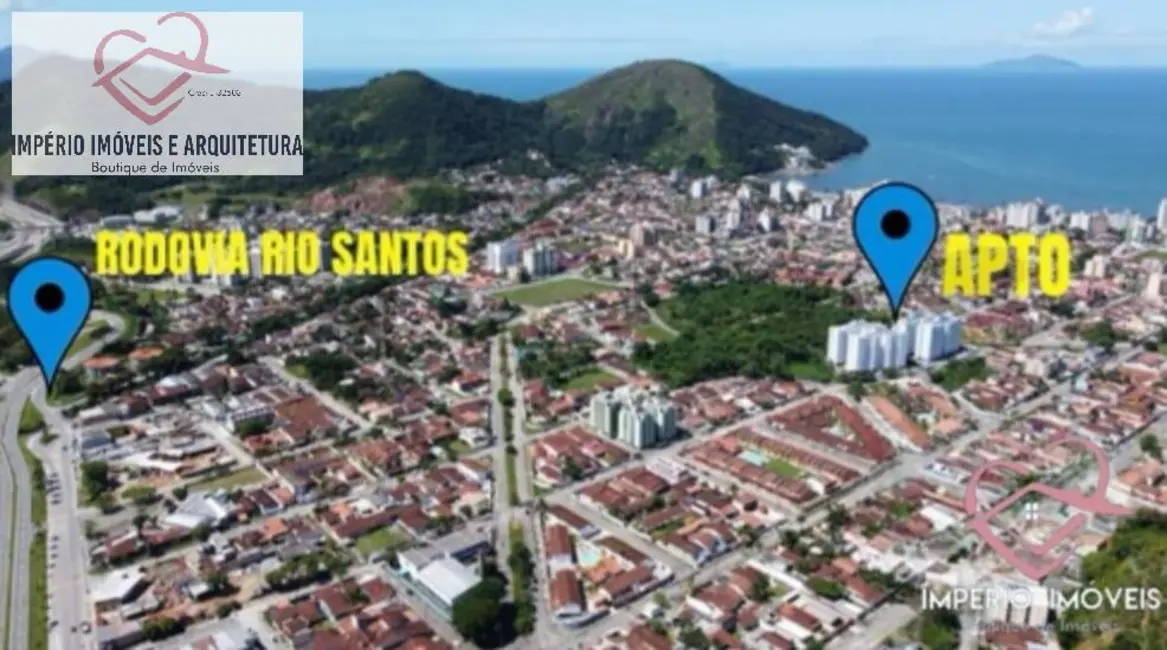 Foto 2 de Apartamento com 2 quartos à venda, 47m2 em Martim de Sá, Caraguatatuba - SP
