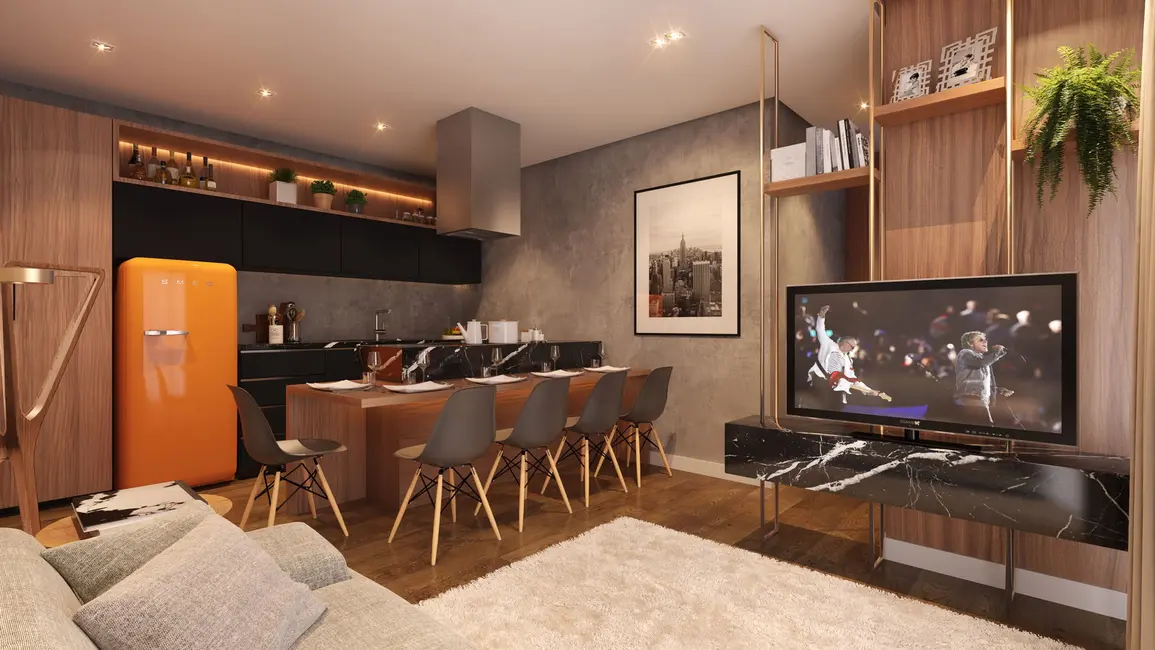 Foto 7 de Apartamento com 1 quarto à venda, 40m2 em Meia Praia, Itapema - SC