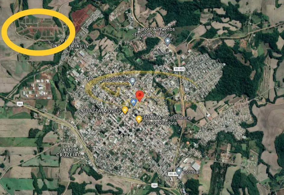 Foto 2 de Terreno / Lote à venda, 284m2 em Sarandi - RS