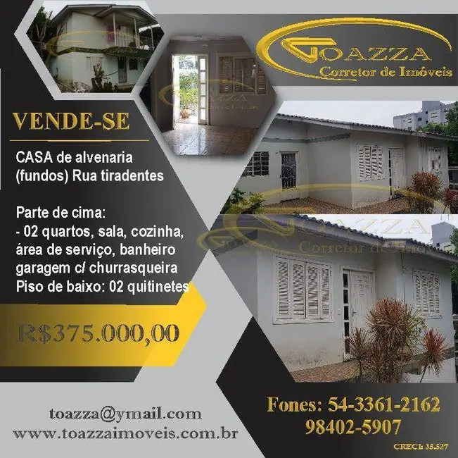 Foto 1 de Casa com 2 quartos à venda, 216m2 em Centro, Sarandi - RS