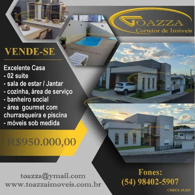 Foto 1 de Casa com 2 quartos à venda, 240m2 em Sarandi - RS