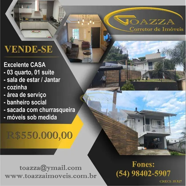 Foto 1 de Casa com 3 quartos à venda, 300m2 em Sarandi - RS