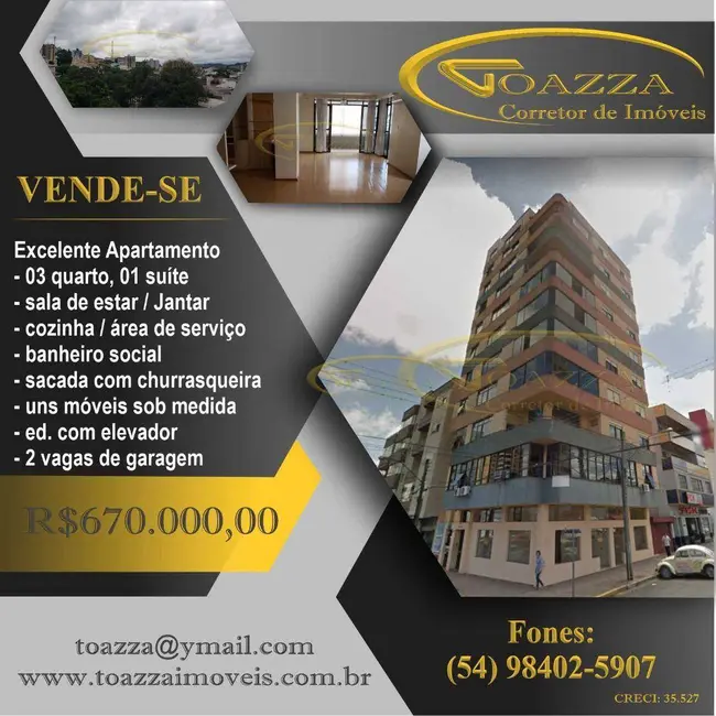 Foto 1 de Apartamento com 2 quartos à venda, 150m2 em Centro, Sarandi - RS
