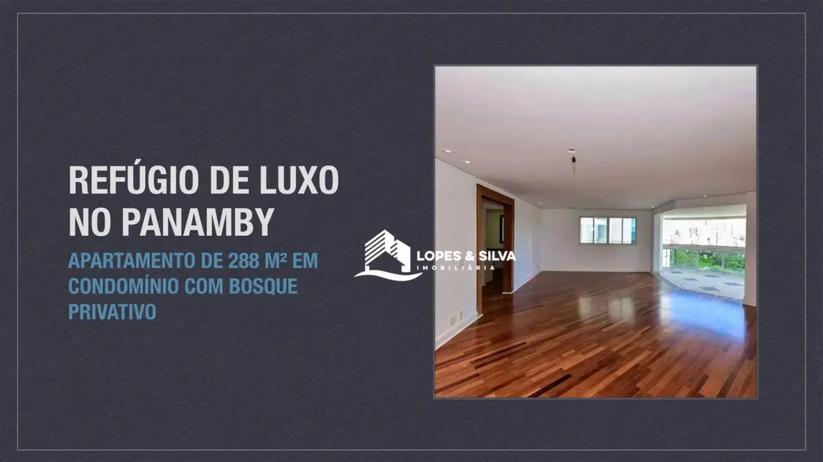 Apartamento com 6 quartos à venda, 288m2 em Paraíso do Morumbi, São Paulo - SP - imagem 3 Foto 3 de Apartamento com 6 quartos à venda, 288m2 em Paraíso do Morumbi, São Paulo - SP