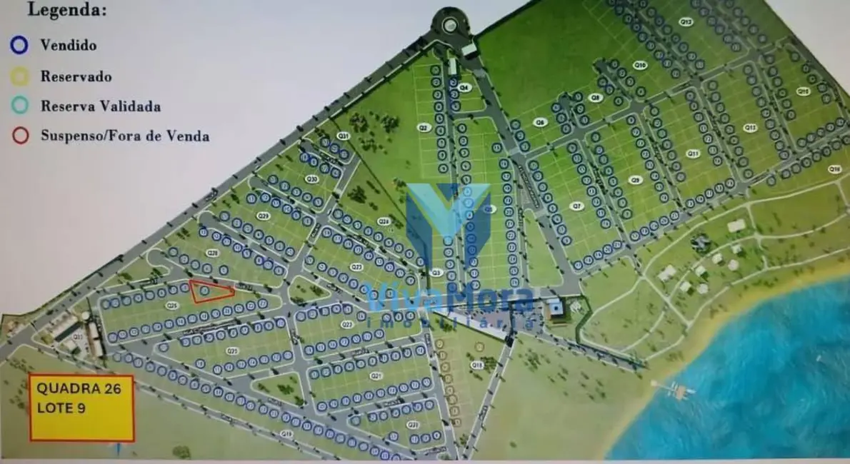 Foto 3 de Terreno / Lote à venda, 662m2 em Fronteira - MG