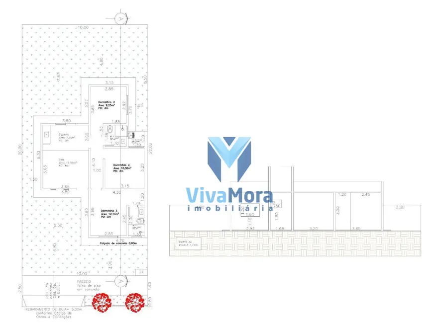 Foto 2 de Casa com 3 quartos à venda, 200m2 em SETSUL, Sao Jose Do Rio Preto - SP