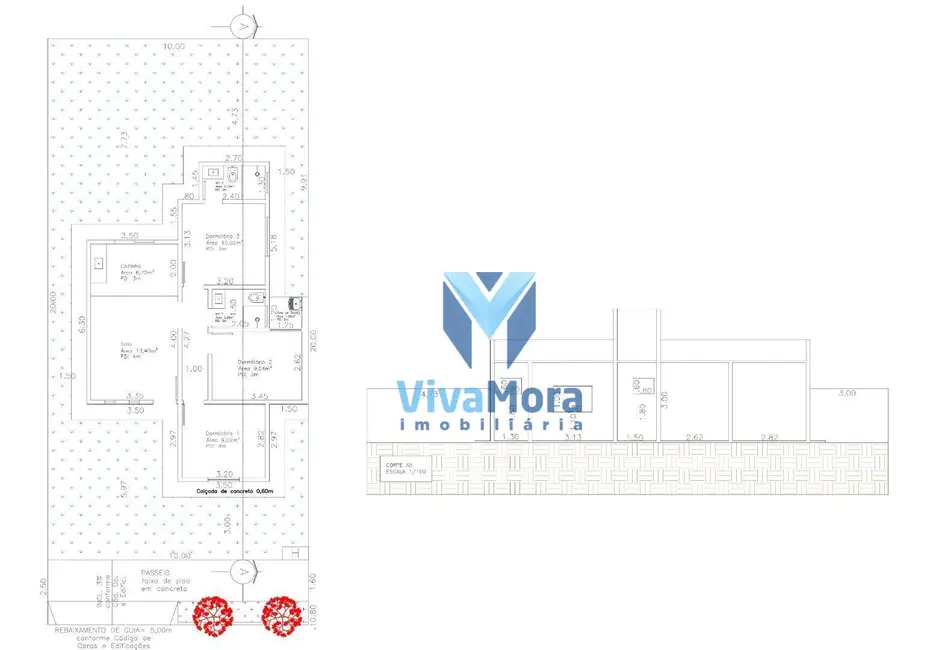 Foto 2 de Casa com 3 quartos à venda, 200m2 em SETSUL, Sao Jose Do Rio Preto - SP