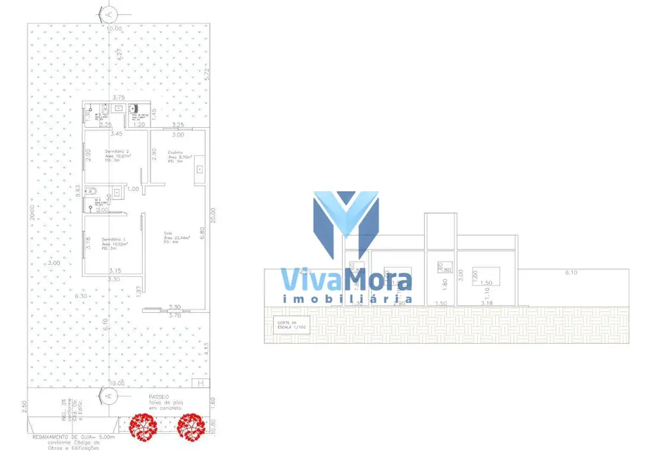 Foto 2 de Casa com 2 quartos à venda, 200m2 em SETSUL, Sao Jose Do Rio Preto - SP