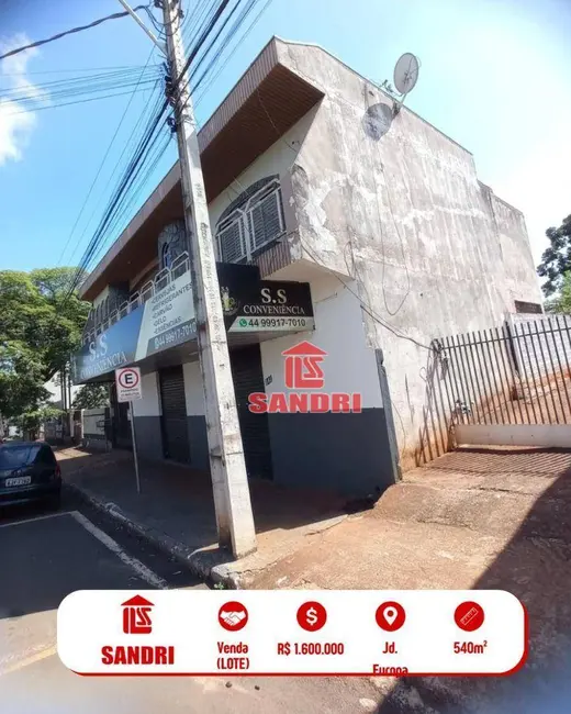 Foto 1 de Terreno / Lote à venda, 540m2 em Jardim Europa, Sarandi - PR