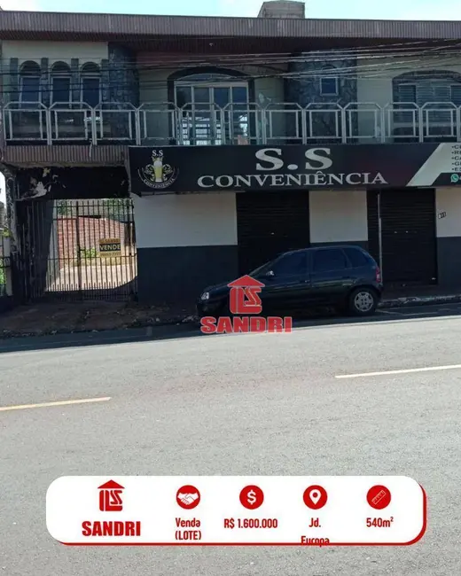 Foto 2 de Terreno / Lote à venda, 540m2 em Jardim Europa, Sarandi - PR
