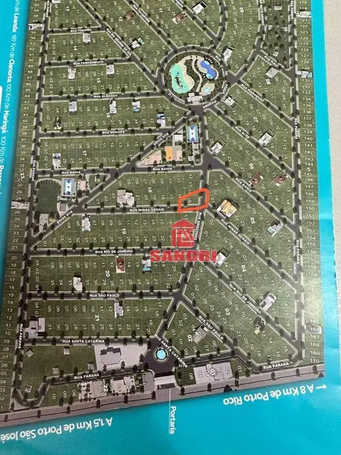 Foto 4 de Terreno / Lote à venda, 392m2 em Porto Rico - PR