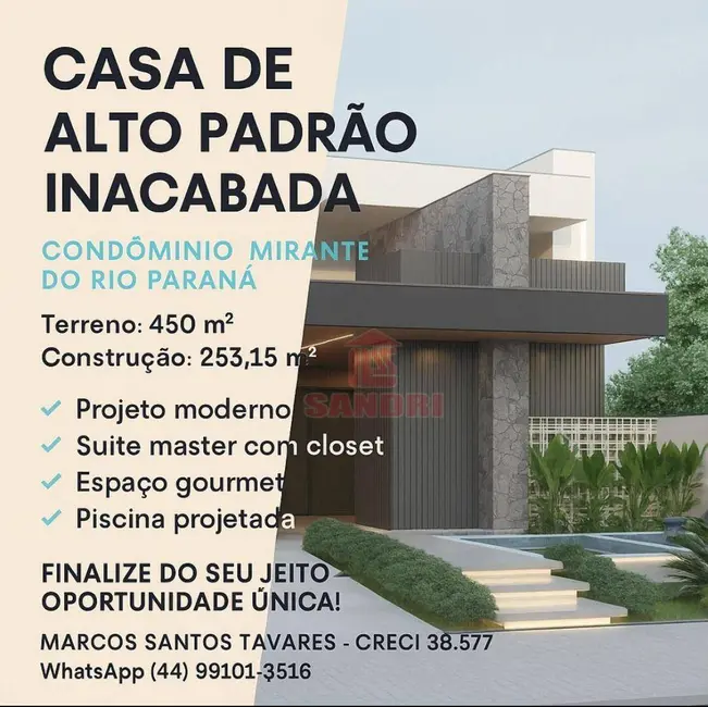 Casa de Condomínio com 4 quartos à venda, 450m2 em Porto Rico - PR - imagem 1 Foto 1 de Casa de Condomínio com 4 quartos à venda, 450m2 em Porto Rico - PR