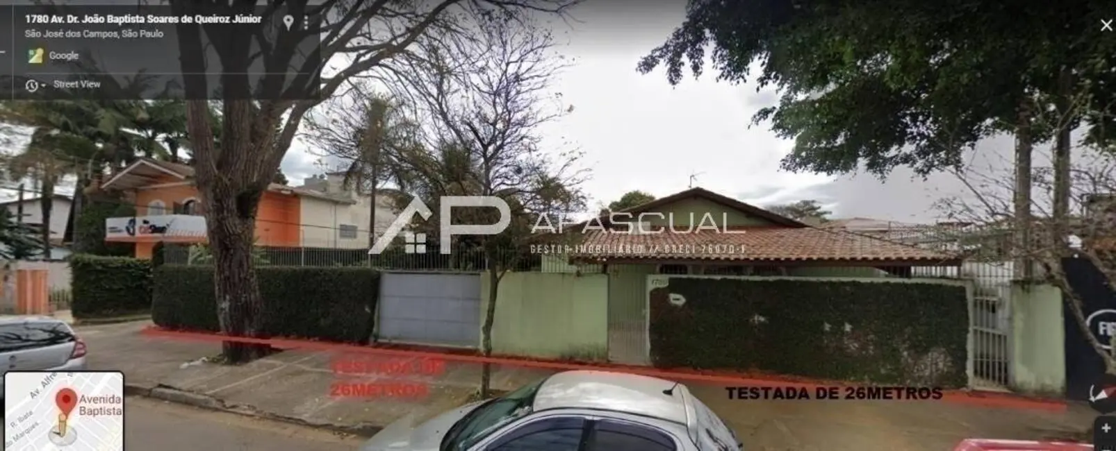Foto 2 de Terreno / Lote à venda, 1053m2 em Sao Jose Dos Campos - SP