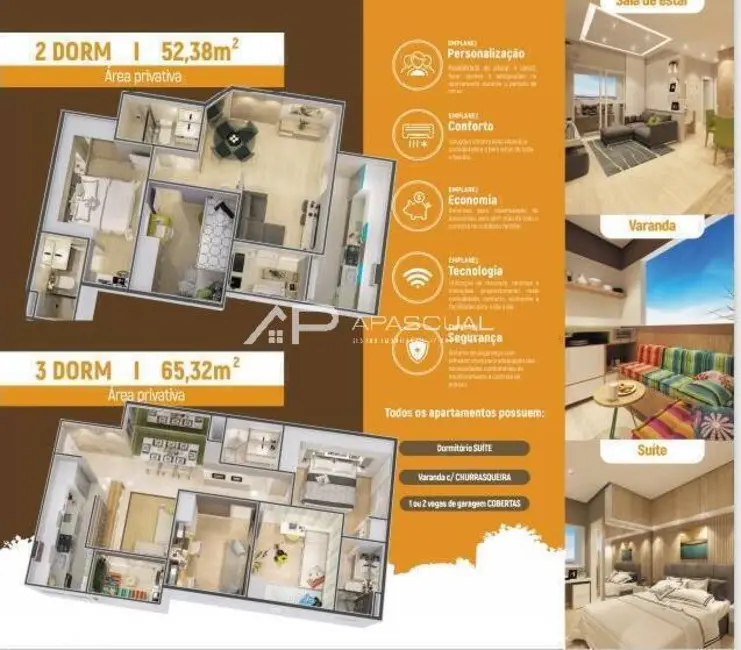Foto 5 de Apartamento com 2 quartos à venda, 52m2 em Sao Jose Dos Campos - SP
