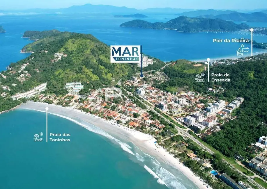 Foto 2 de Apartamento com 1 quarto à venda e para alugar, 45m2 em Ubatuba - SP