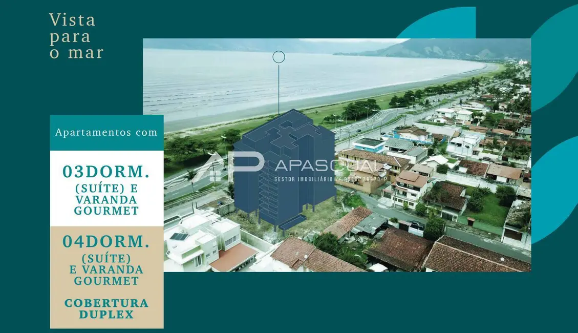 Foto 5 de Apartamento com 3 quartos à venda e para alugar, 125m2 em Jardim Britânia, Caraguatatuba - SP