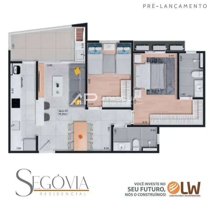 Foto 7 de Apartamento com 2 quartos à venda e para alugar, 72m2 em Indaiá, Caraguatatuba - SP