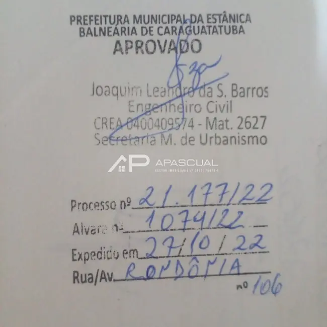 Foto 3 de Terreno / Lote à venda, 270m2 em Massaguaçu, Caraguatatuba - SP