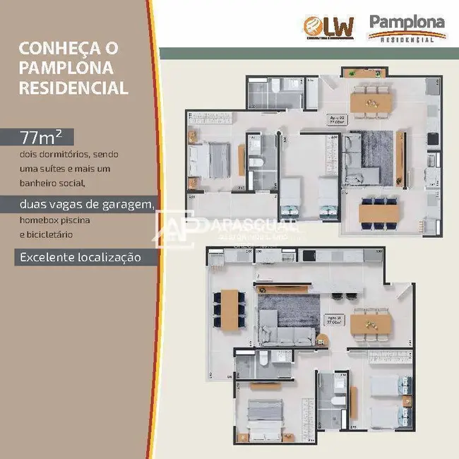 Foto 4 de Apartamento com 2 quartos à venda, 77m2 em Martim de Sá, Caraguatatuba - SP