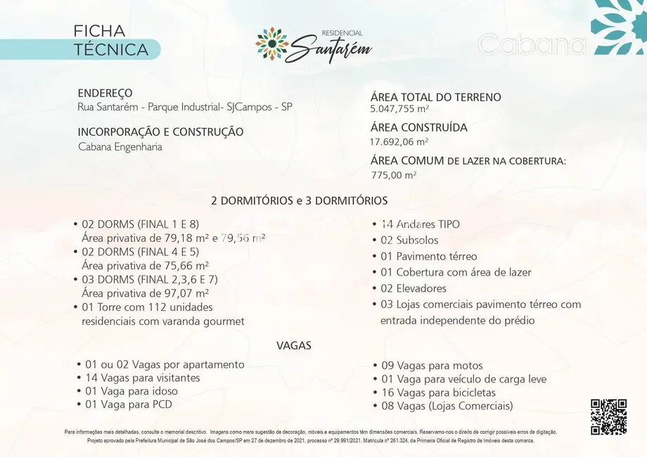 Foto 8 de Apartamento com 2 quartos à venda, 76m2 em Sao Jose Dos Campos - SP