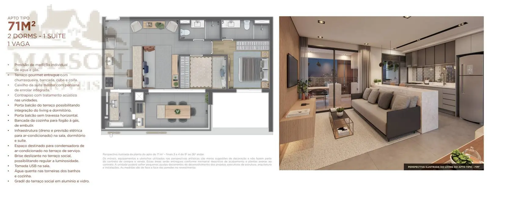 Foto 1 de Apartamento com 2 quartos à venda e para alugar, 71m2 em Pinheiros, São Paulo - SP