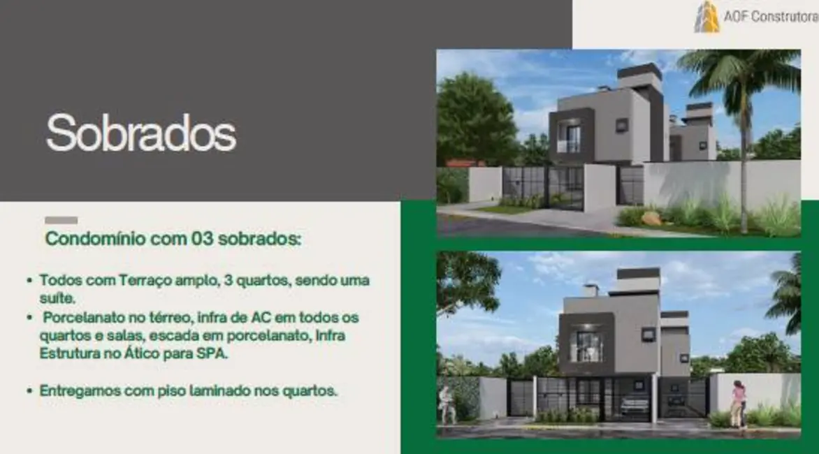Foto 3 de Sobrado com 3 quartos à venda, 118m2 em Xaxim, Curitiba - PR