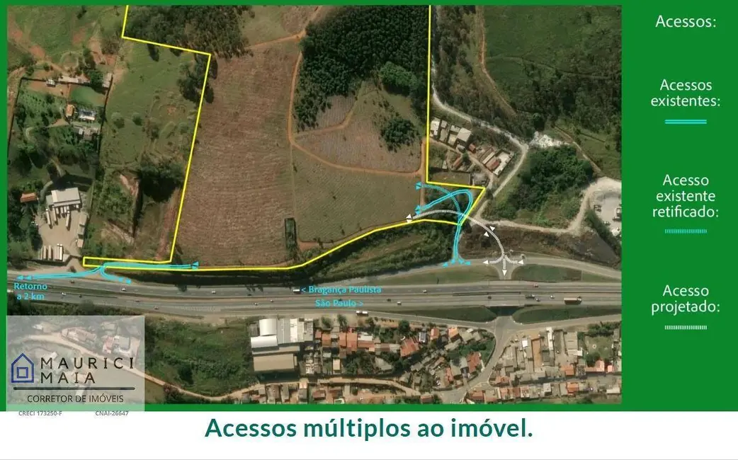 Foto 6 de Terreno / Lote à venda, 188803m2 em Tanque, Atibaia - SP
