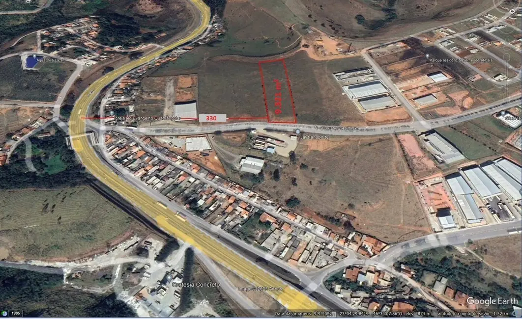 Foto 5 de Terreno / Lote à venda, 10413m2 em Tanque, Atibaia - SP